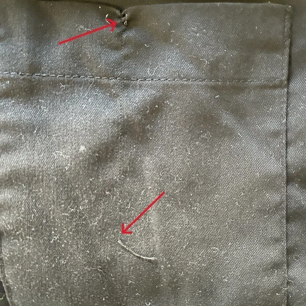 GREY'S Anatomy by Barco Women's scrub top black with green trim size small - Picture 6 of 10